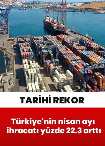 Türkiye'nin Nisan Ayı İhracatı Yüzde 22.3 Arttı, 25 Milyar Doları Aştı!