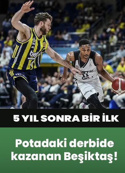 Potadaki derbide kazanan Beşiktaş! 5 yıl sonra bir ilk