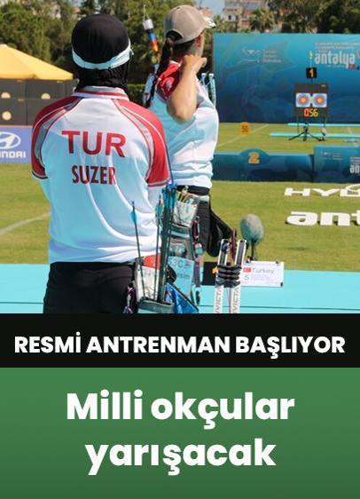 Milli okçular, Antalya'daki Avrupa Şampiyonası'nda yarışacak