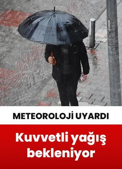 Yurdun kuzeyi için kuvvetli yağış uyarısı
