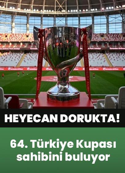 Trabzonspor mu Konyaspor mu? Futbolda büyük heyecan: 64. Ziraat Türkiye Kupası sahibini buluyor