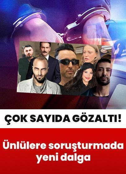 Ünlü isimlere uyuşturucu operasyonu: Serenay Sarıkaya, Tan Taşcı, Berkay, Mabel Matiz, Blok3, Feyza Civelek dahil 14 gözaltı