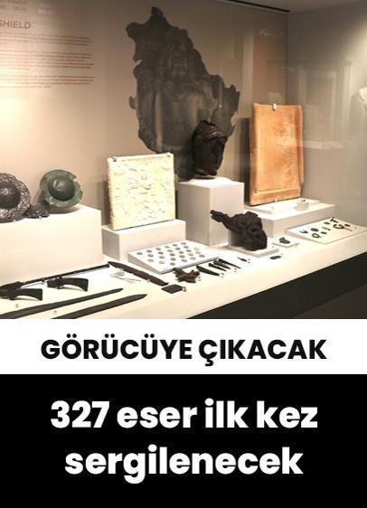 Gaziantep Arkeoloji Müzesi'nde 327 eser ilk defa görücüye çıkacak
