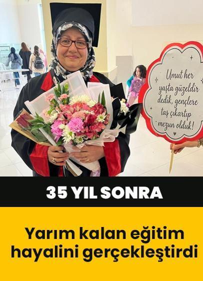 35 yıl sonra mezuniyet