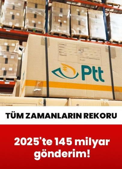 Posta kargosu taşımacılığında rekor kırıldı: 2025'te 145 milyar gönderim!