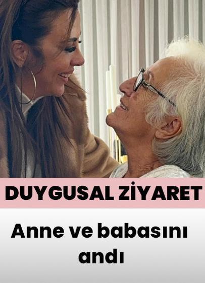Kurban Bayramı'nda duygusal ziyaret! Aslı Hünel anne ve babasını andı