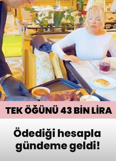 Tek öğünü 43 bin lira