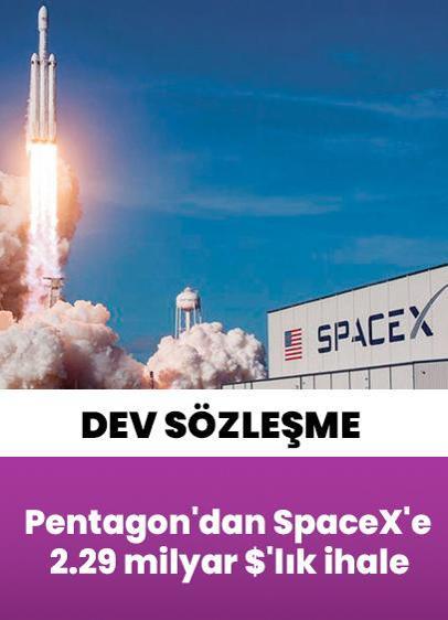 ABD Uzay Kuvvetleri, SpaceX ile 2.29 milyar dolarlık dev sözleşmeyi imzaladı!