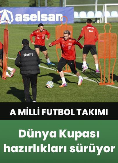 A Milli Futbol Takımı, 2026 Dünya Kupası'nın hazırlıklarını sürdürdü