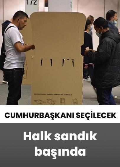 Kolombiya'da halk, cumhurbaşkanı seçimi için sandık başında