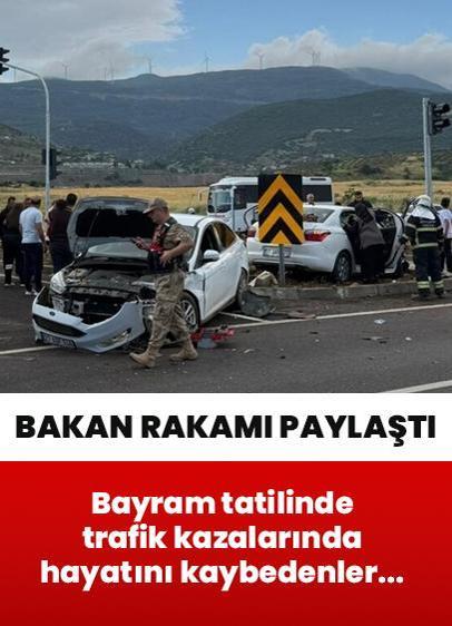 Bayram tatilinde trafik kazalarında hayatını kaybedenler! İçişleri Bakanı Çiftçi rakamı açıkladı