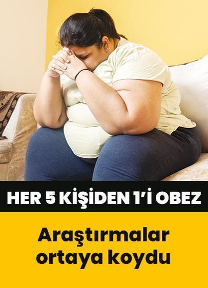 Araştırmalar acı tabloyu ortaya koydu! Türkiye'de her 5 kişiden 1'i obez
