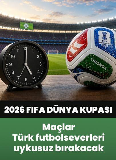 2026 FIFA Dünya Kupası maçları Türk futbolseverleri uykusuz bırakacak