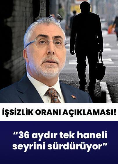 Bakan Işıkhan "işsizlik oranı"nı değerlendirdi: 36 aydır tek haneli seyrini sürdürüyor