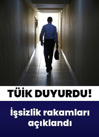 TÜİK nisan ayı iş gücü istatistiklerini duyurdu! İşsizlik rakamları belli oldu