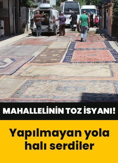 Yapılmayan yol mahalleliyi adeta canından bezdirdi! Böyle çözüm buldular