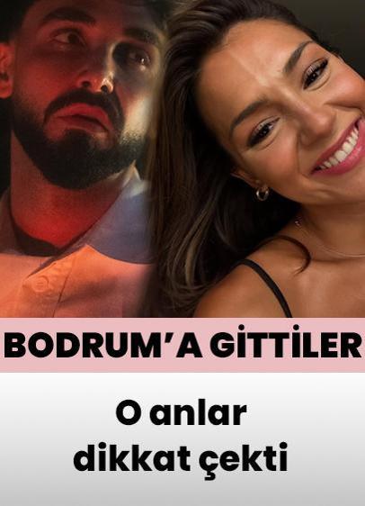 Sefo ve Çağla Boz Bodrum'da görüntülendi! O anlar dikkat çekti