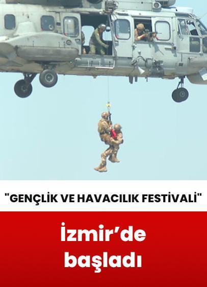 "Gençlik ve Havacılık Festivali" İzmir'de başladı
