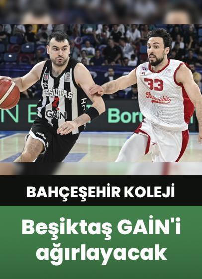 Bahçeşehir Koleji evinde Beşiktaş GAİN'i ağırlayacak