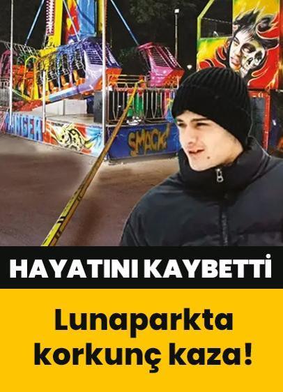 Lunaparkta korkunç kaza! Hayatını kaybetti