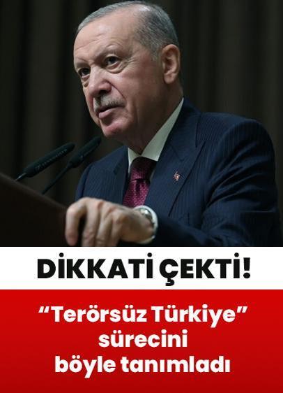 Cumhurbaşkanı Erdoğan "Terörsüz Türkiye" sürecini böyle tanımladı: Ülkemizin stratejik devlet vizyonunun adıdır