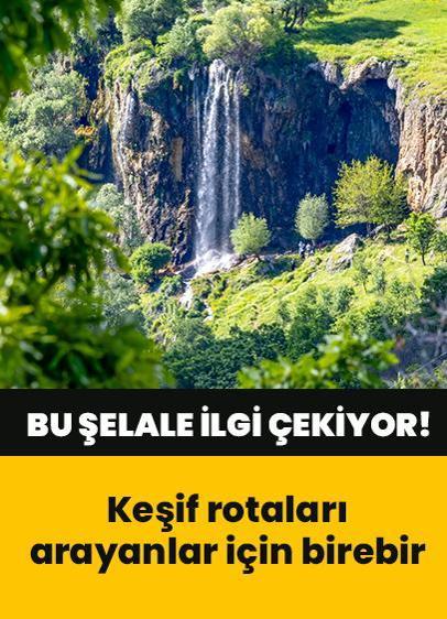 Keşif rotaları arayanlar için birebir: Türkiye'deki bu şelale eşsiz manzarasıyla dikkati çekiyor