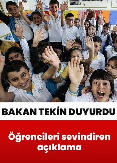 12 Haziran Cuma günü okullar tatil mi? Bakan Tekin'den öğrencileri sevindiren açıklama geldi
