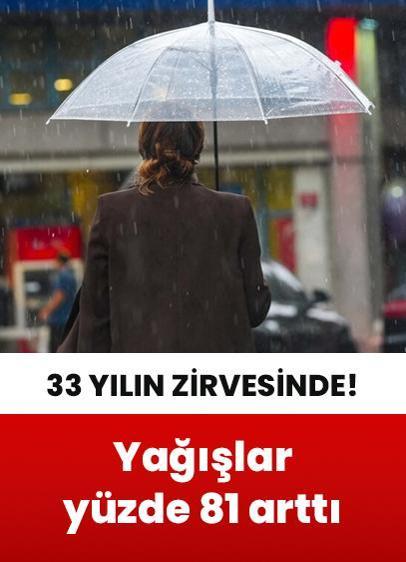 Türkiye'de mayıs yağışları yüzde 81 arttı