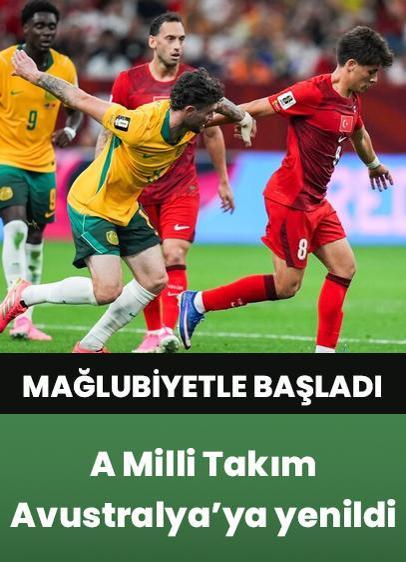 A Milli Futbol Takımı, Dünya Kupası'na mağlubiyetle başladı