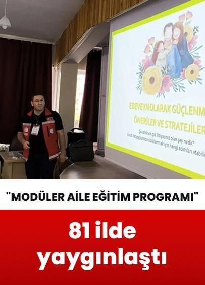 "Modüler Aile Eğitim Programı" 81 ilde yaygınlaştırıldı