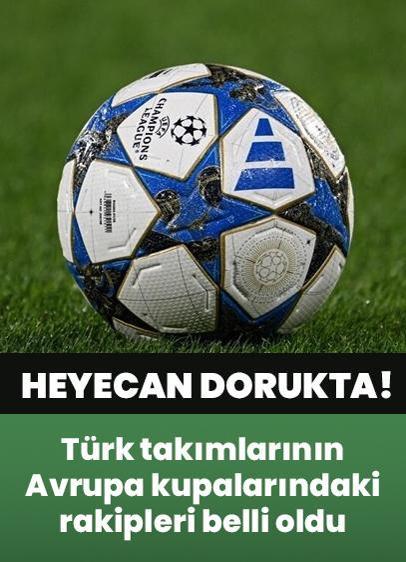 Fenerbahçe, Beşiktaş ve Başakşehir için heyecan dorukta: Avrupa kupalarındaki rakipleri belli oldu