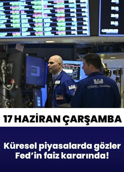 Küresel piyasalarda bakış: Bugün gözler Fed'in faiz kararında!