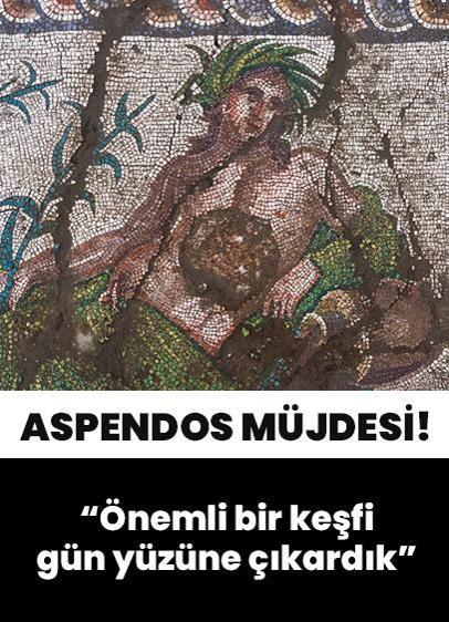 Bakan Ersoy'dan Aspendos müjdesi! Milattan sonra 3. yüzyıla ait... "Önemli bir keşfi gün yüzüne çıkardık"