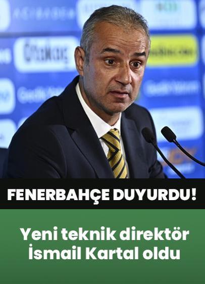 Fenerbahçe'nin yeni teknik direktörü belli oldu! İsmail Kartal: Tekrar yuvaya dönmek beni çok mutlu etti