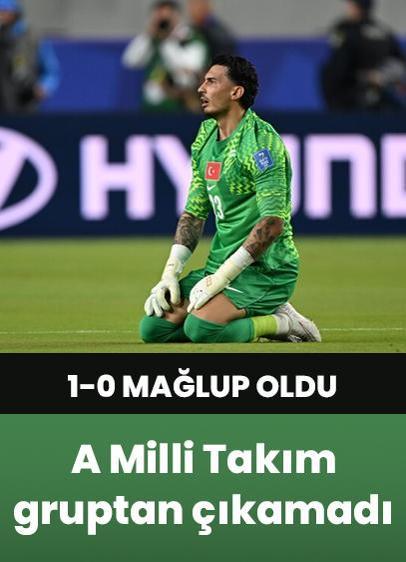A Milli Futbol Takımı Dünya Kupası'nda gruptan çıkamadı