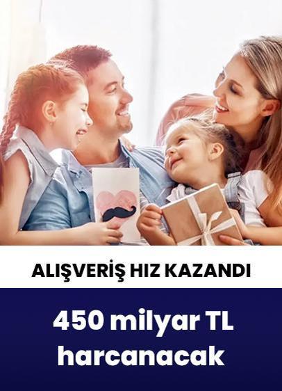 Babalar Günü'nde e-ticaret hacmi 450 milyar liraya ulaşacak