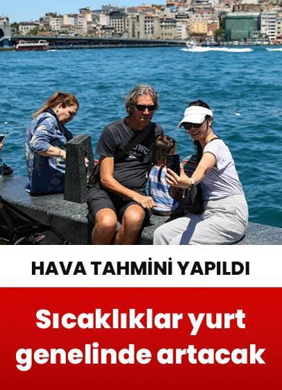 Yurt genelinde hava sıcaklıkları artacak