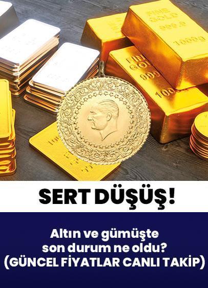 Altında sert düşüş! Altın fiyatları ne kadar? Gümüş kaç lira oldu? 23 Haziran 2026 Salı gram altın, çeyrek altın, yarım altın, cumhuriyet altını kaç lira? Son dakika altın fiyatları, canlı takip