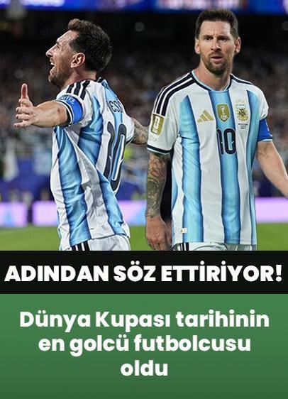 Lionel Messi'den üstün başarı! Yine zirvede... Dünya Kupası tarihinin en golcü futbolcusu oldu