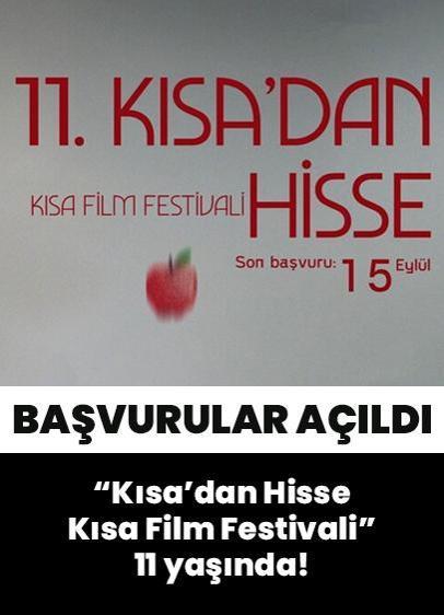 Kısa'dan Hisse Kısa Film Festivali 11 yaşında! Başvurular açıldı...