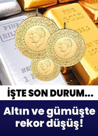 Altın sert düştü, kırmızı alarm: Bugün altın ne kadar oldu? 25 Haziran Perşembe gram altın, çeyrek altın kaç lira? Gümüş ne kadar? Son dakika altın fiyatları, canlı takip