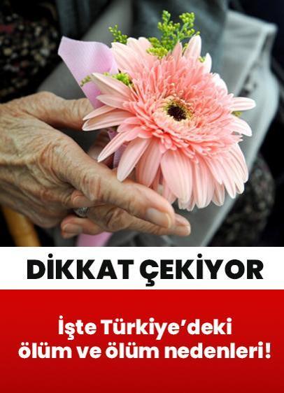 Türkiye'deki ölüm ve ölüm nedenleri açıklandı! Dikkat çeken veriler ortaya çıktı