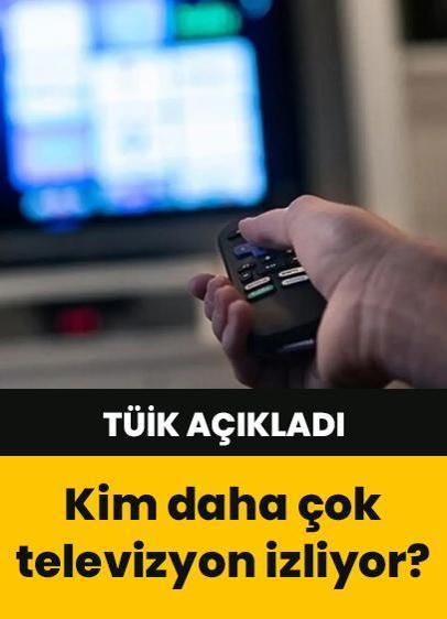 TÜİK açıkladı: Evliler mi bekarlar mı daha çok televizyon izliyor?
