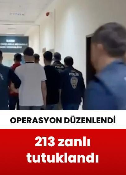 Siber suçlara yönelik operasyon: 213 zanlı tutuklandı