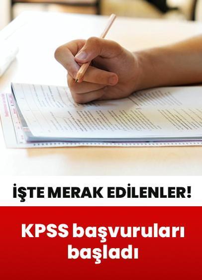 Binlerce memur adayının heyecanla beklediği KPSS başvuruları başladı (2026-KPSS Lisans başvuru)