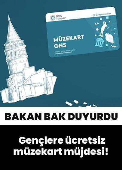 Gençlere ücretsiz müzekart müjdesi! Gençlik ve Spor Bakanı Bak duyurdu