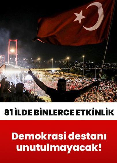 Demokrasi destanı unutulmayacak! FETÖ'nün gerçek yüzü anlatılacak