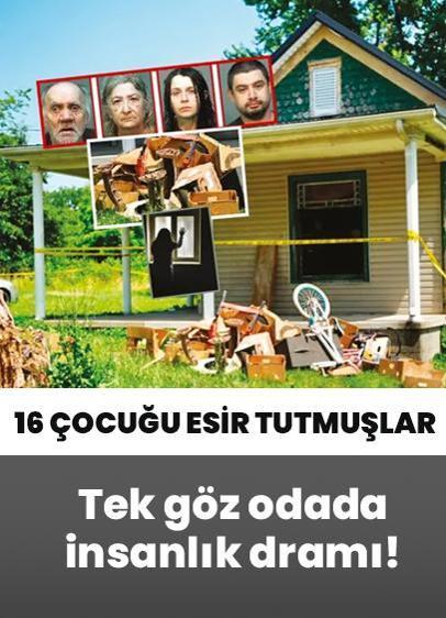 ABD'de korkunç bir olay: Dehşet evi ortaya çıktı! 16 çocuğu böyle esir tutmuşlar
