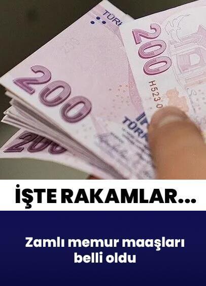 Memur ve memur emeklilerinin zamlı maaşları belli oldu! İşte rakamlar...