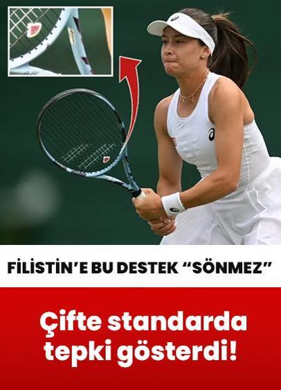 Milli tenisçimiz Zeynep Sönmez'den "Filistin" duruşu: Çifte standarda tepki gösterdi!
